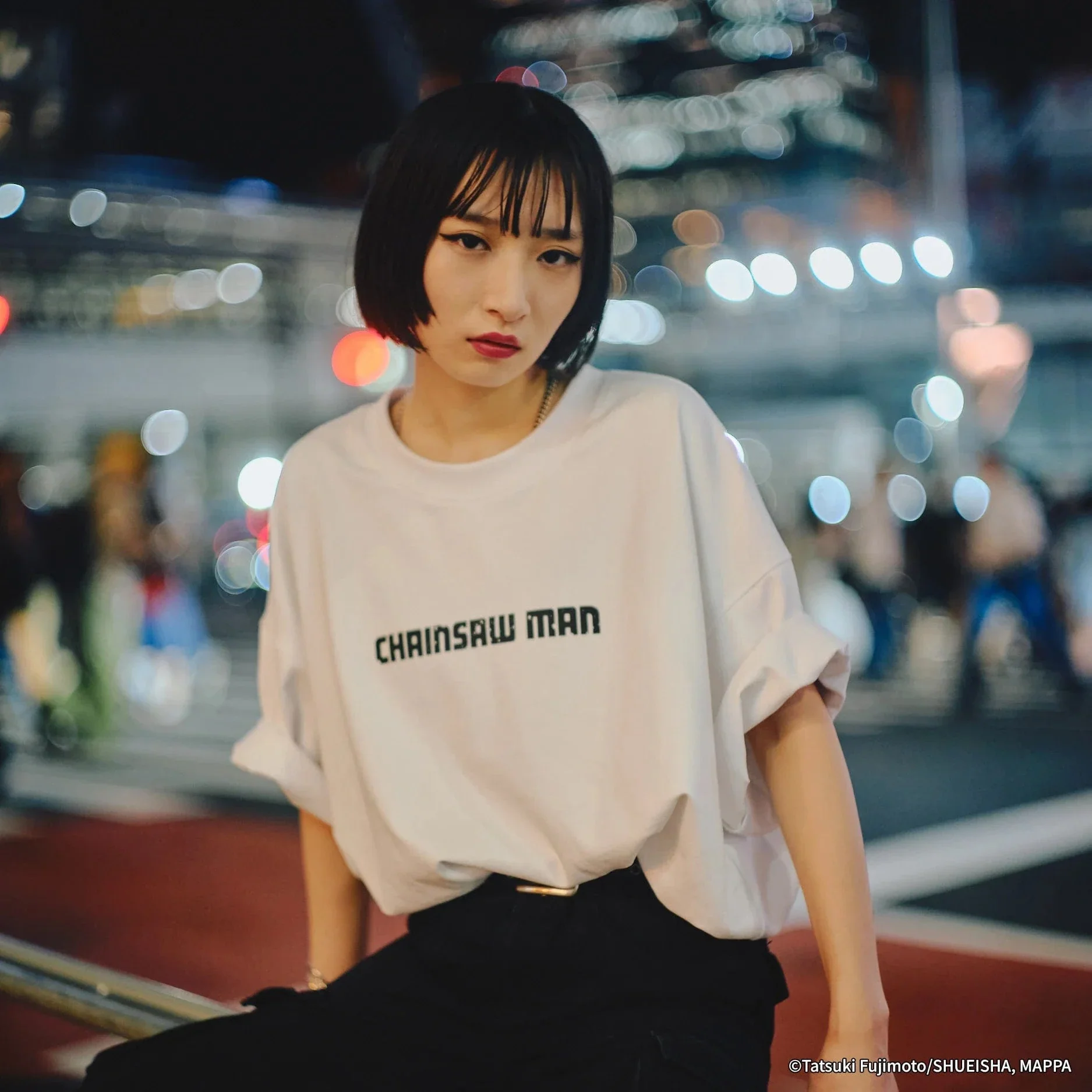 Aki Chainsaw Man T-Shirt - White - Image 6