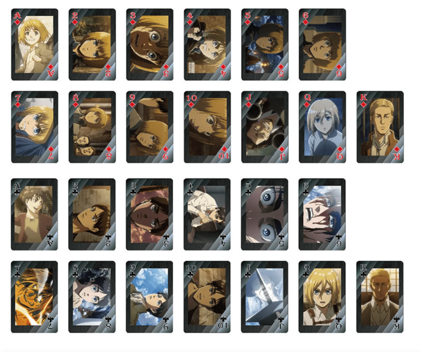 Attack on Titan - Anime Playing Cards (54-Card Deck) - Image 3