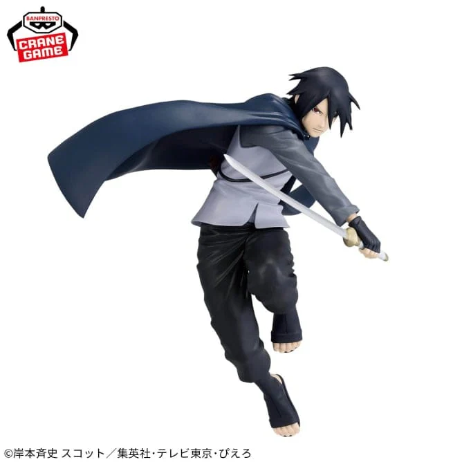 Banpresto-Naruto Shippuden Vibration Stars – Adult Uchiha Sasuke II (Sword Ver.)