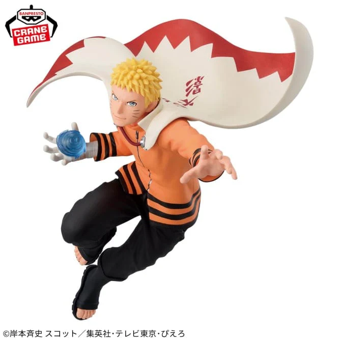 Banpresto-Naruto Shippuden Vibration Stars – Hokage Uzumaki Naruto II (Rasengan Ver.)