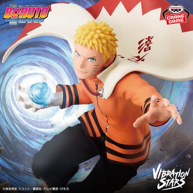 Banpresto-Naruto Shippuden Vibration Stars – Hokage Uzumaki Naruto II (Rasengan Ver.) - Image 3