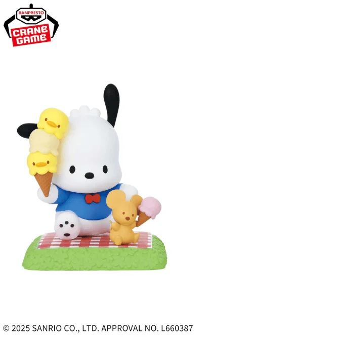 Banpresto - Sanrio Characters Nakayoshi Memories Vol.2 - Pochacco & Hangyodon- (A:Pochacco)