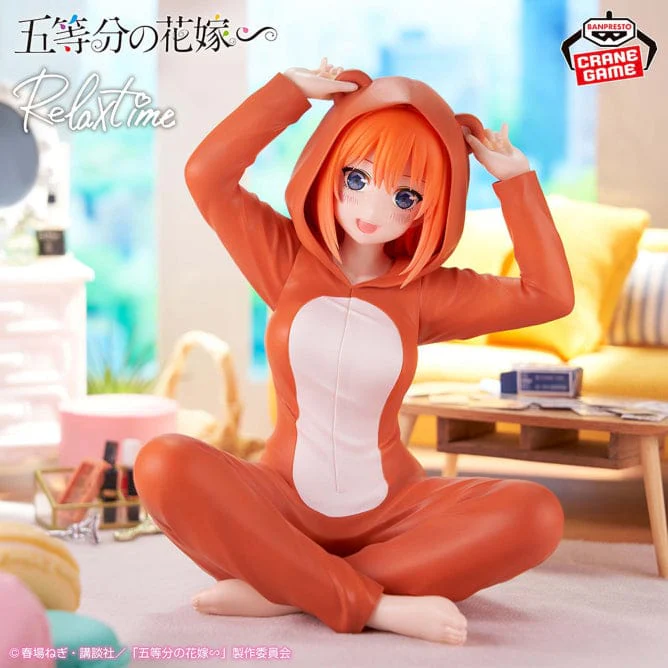Banpresto - The Quintessential Quintuplets - Nakano Yotsuba Relax Time Figure - Image 3