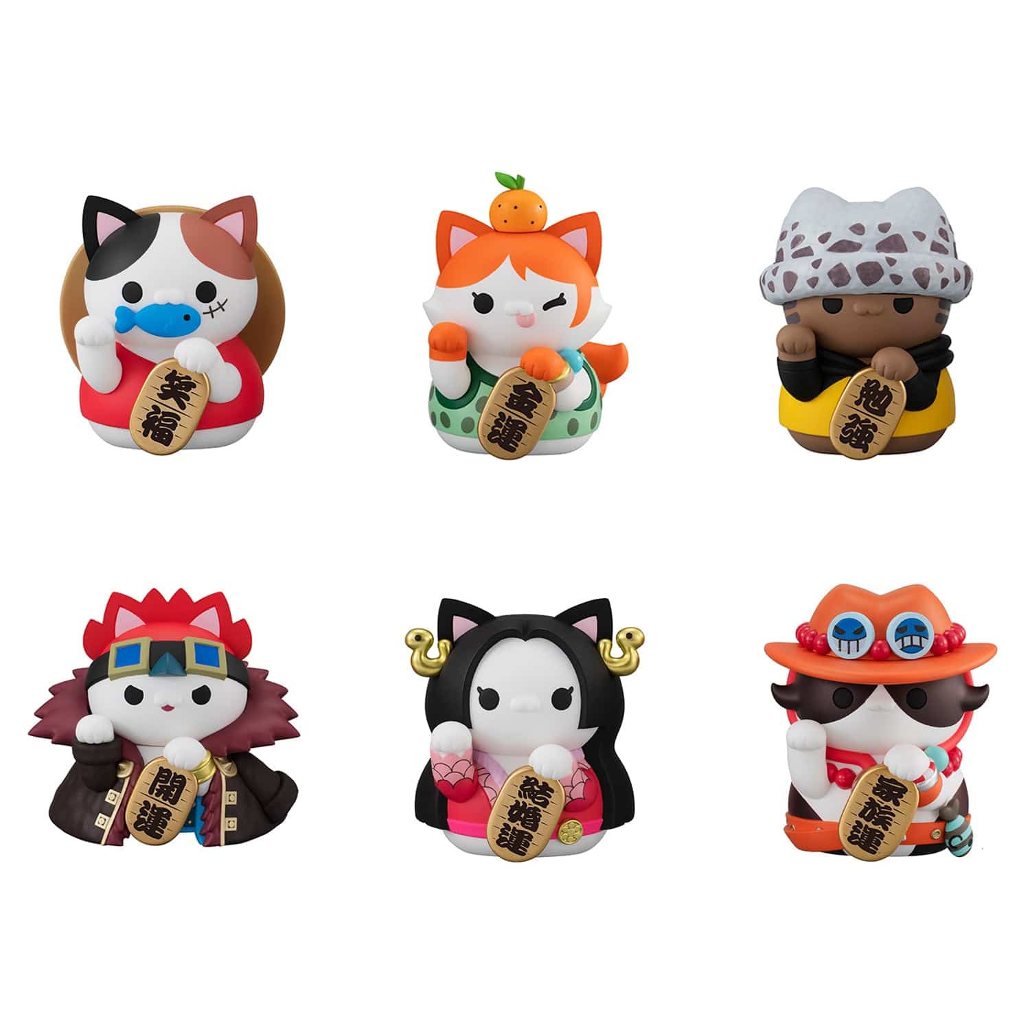 [Blind Box] One Piece Nyan Piece Nyan! Fortune Lucky Cat Pirates - Mega Cat Project - Image 2