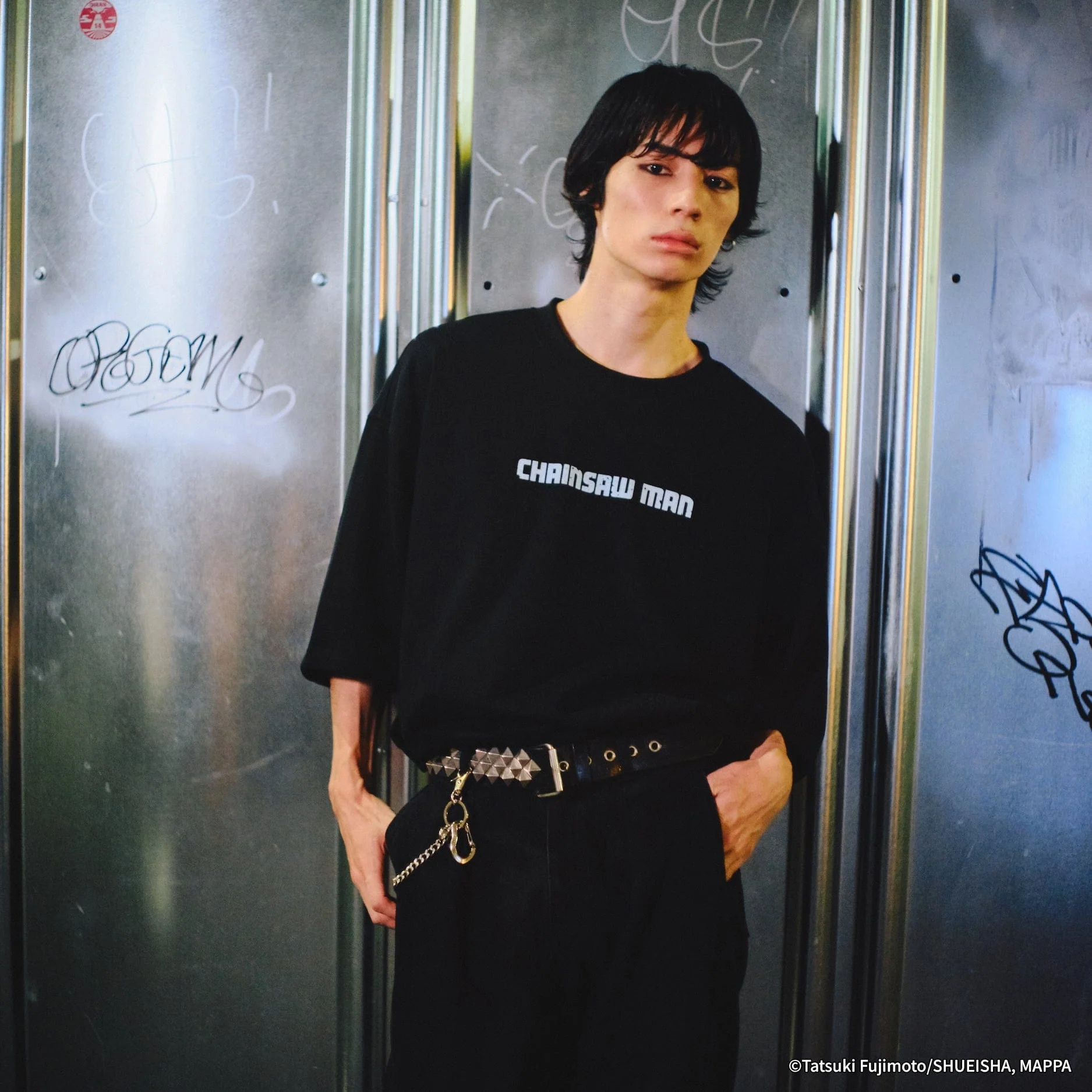 Chainsaw Man Power T-Shirt (Black) - Image 4