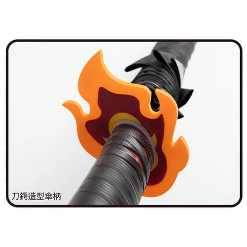 Demon Slayer - Kimetsu no Yaiba - Official Rengoku Flame Nichirin Blade Umbrella (112cm)<br>[Pre-Order] - Image 5