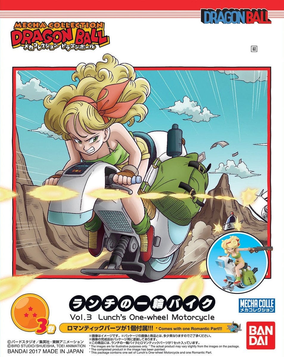 Dragon Ball Model Kit - Lunch One-Wheel Motorcycle