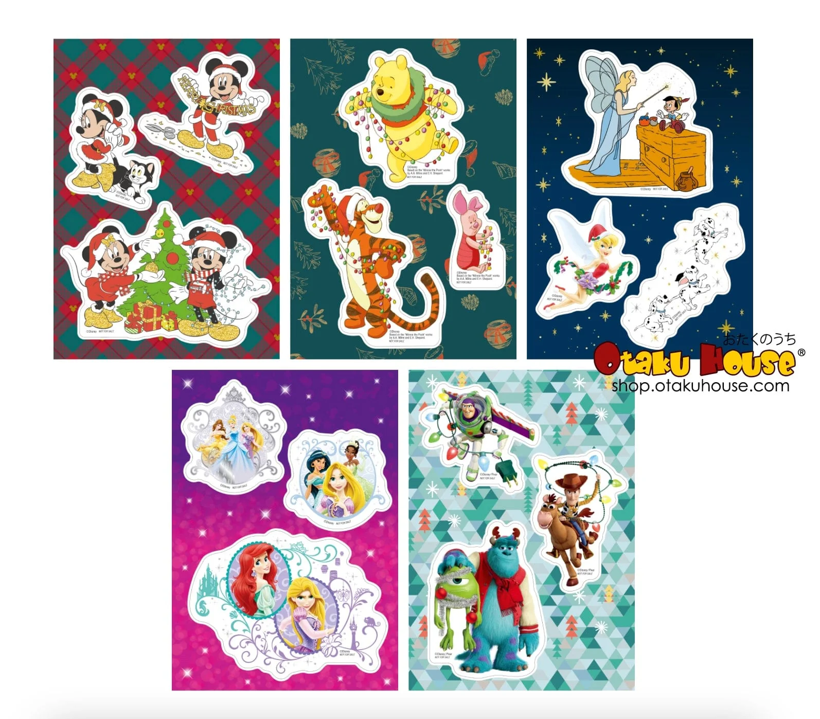 FREE GIFT - Disney Christmas Sticker Set <br>(Coupon: DISXMAS)