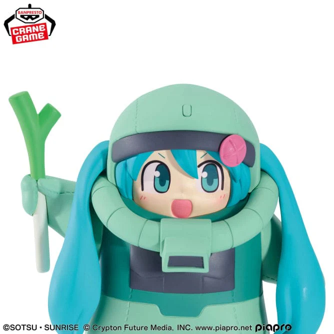 Banpresto-Gundam 45th Anniversary x Hatsune Miku Figure Zaku Gurumi (Hatsune Miku Ver.) - Image 2