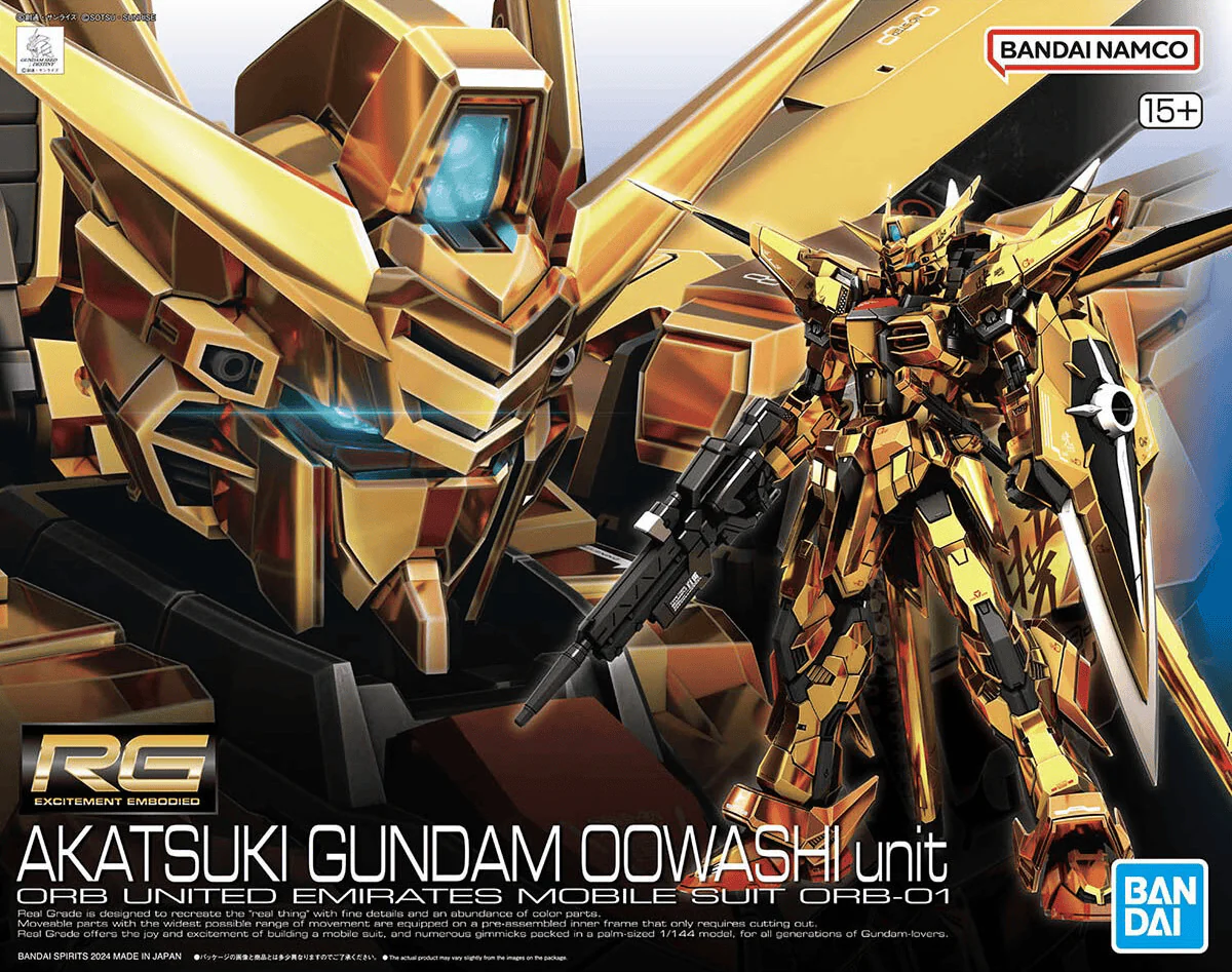 Gundam Model Kit - RG 1/144 Akatsuki Gundam Oowashi Unit