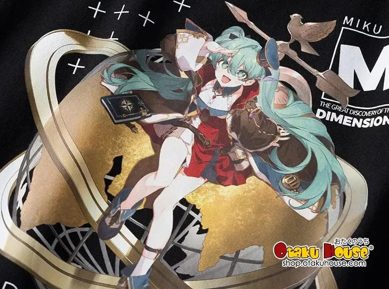 Hatsune Miku 39th The Great Dimensional Discovery T-shirt Black - Image 3