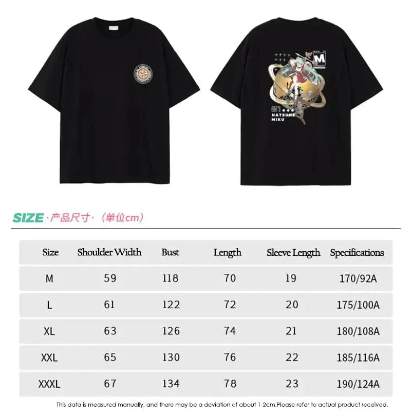 Hatsune Miku 39th The Great Dimensional Discovery T-shirt Black - Image 5