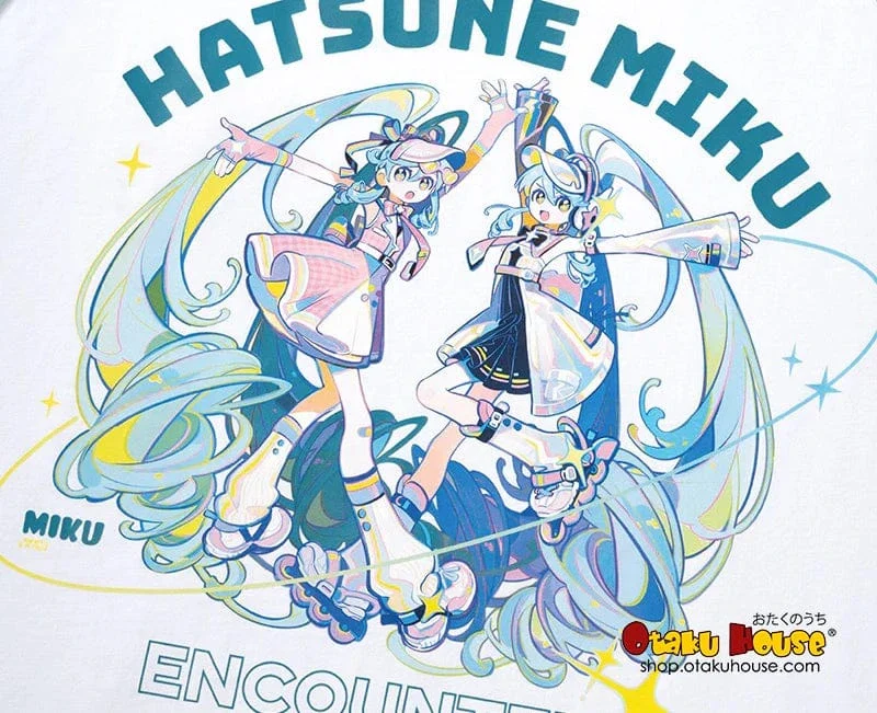 Hatsune Miku Encounter 39 Sweet Mint T-shirt - Image 5