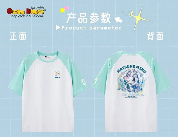 Hatsune Miku Encounter 39 Sweet Mint T-shirt - Image 7