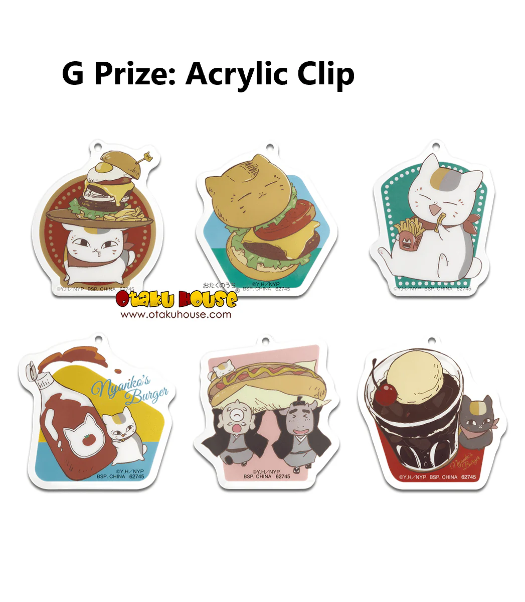 Ichiban Kuji - Natsume's Book of Friends - Nyanko Sensei Burger - Image 16