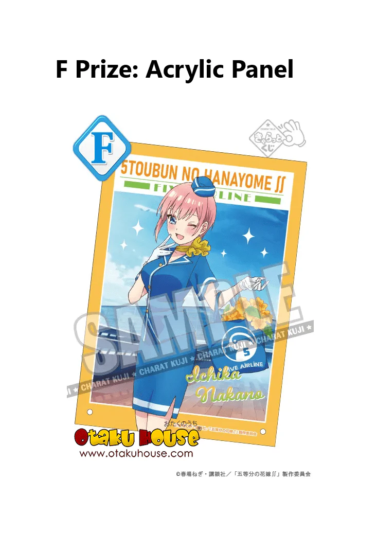 Kuji - Quintessential Quintuplets Bride - Five Airline - Image 8