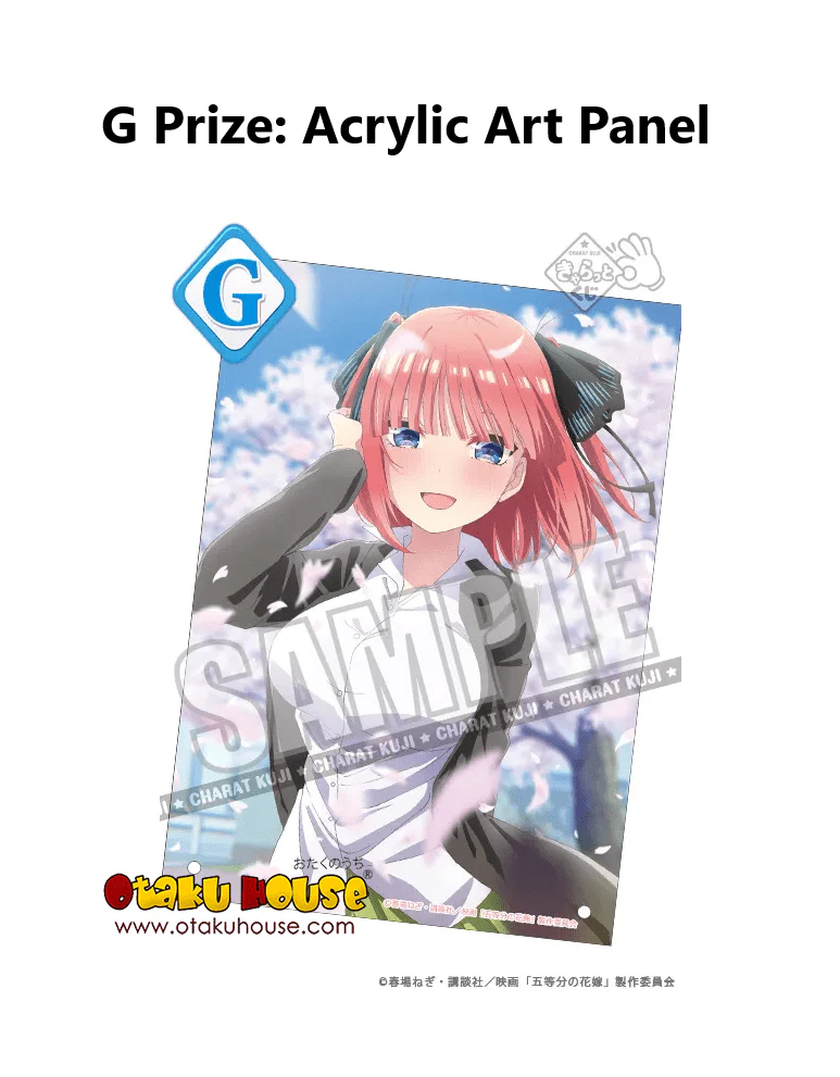 Kuji - Quintessential Quintuplets - Sakura Blooms! - Image 8