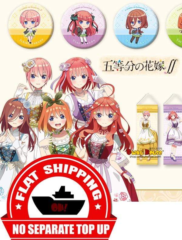 Kuji - The Quintessential Quintuplets Bride ∬ Wall Scrolls Mini Kuji [2 Pulls]