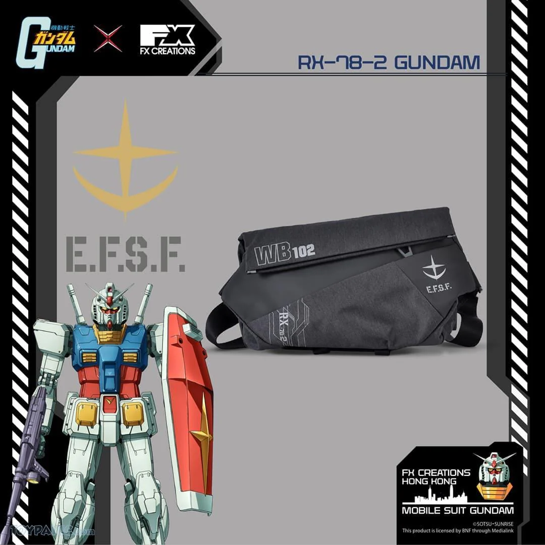 Mobile Suit Gundam RX-78-2 Gundam Sling Bag - Dark Edition