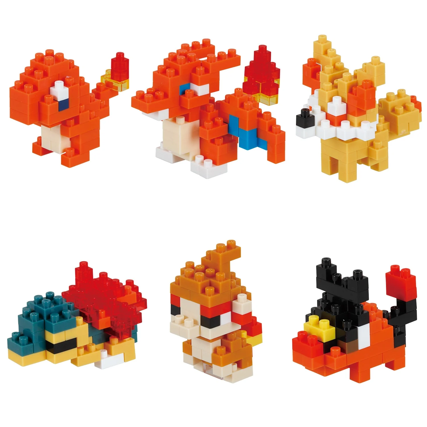 Nanoblock Pokémon Fire Type NBMC-11 (6 Designs)