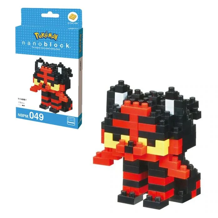 Nanoblock Pokémon Litten NBPM-049 Puzzle Set - Image 2