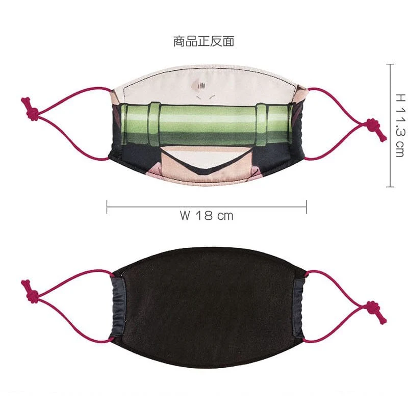 Nezuko Kamado Face Mask - Demon Slayer - Image 2