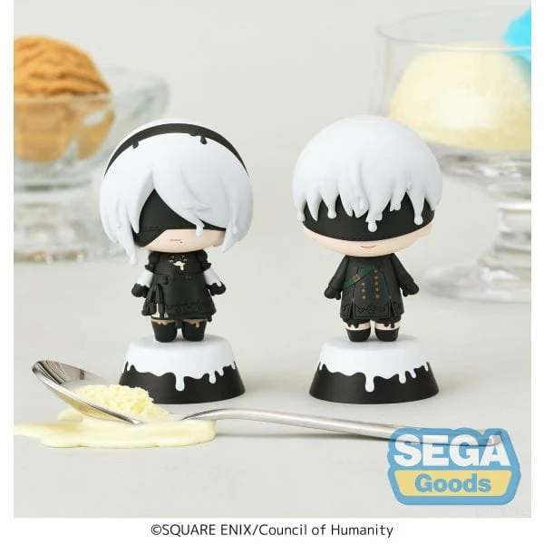 Sega - Nier Automata Ver1.1A Tiny Melties Mini Vol.1 2B Or 9S Figure