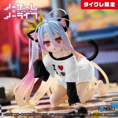Taito - No Game No Life - White Cat Ear T-Shirt Ver. - Figure