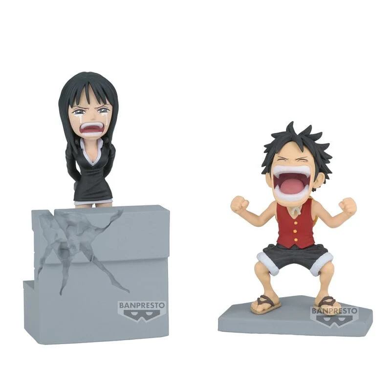 One Piece World Collectable Figure Log Stories Monkey D. Luffy & Nico Robin