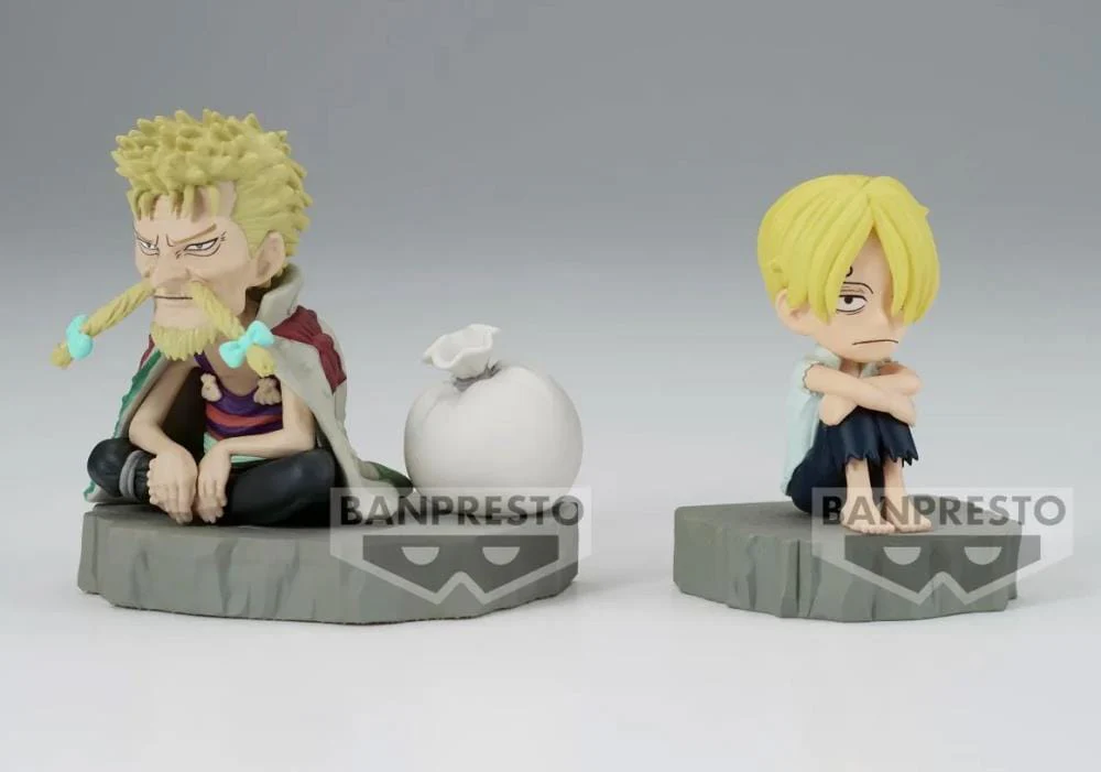 Banpresto - One Piece World Collectable Log Stories Sanji & Zeff Figure