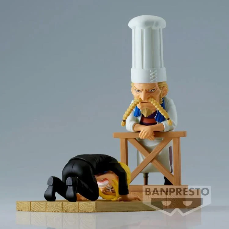 Banpresto - One Piece World Collectable Log Stories Sanji & Zeff 2 Figure