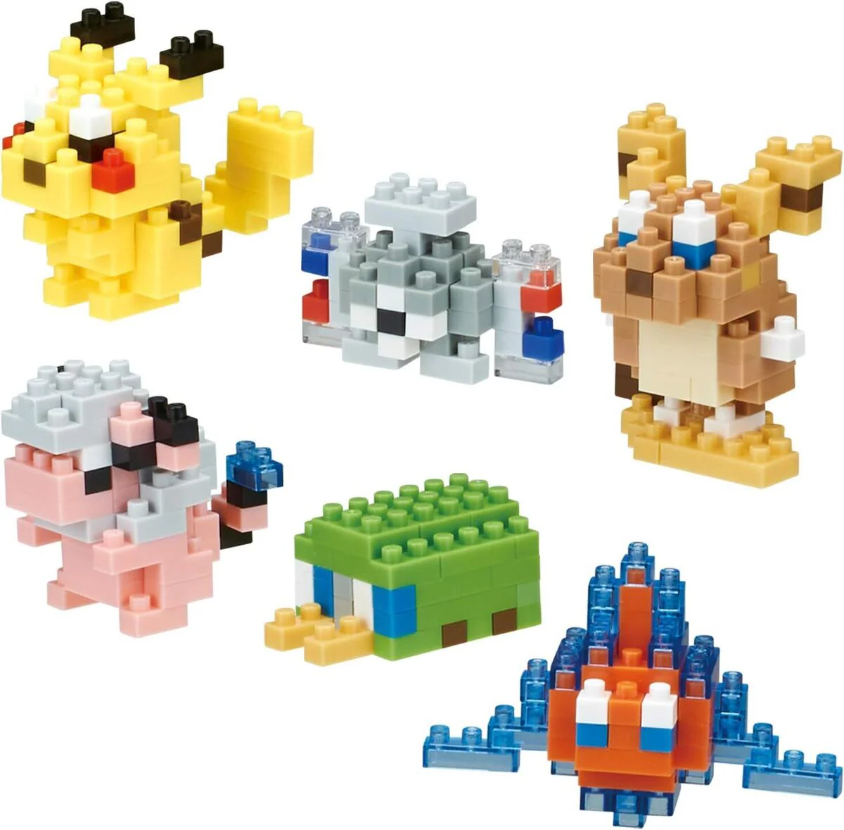 Pokémon Nanoblock Electric 6 Types NBMC-08