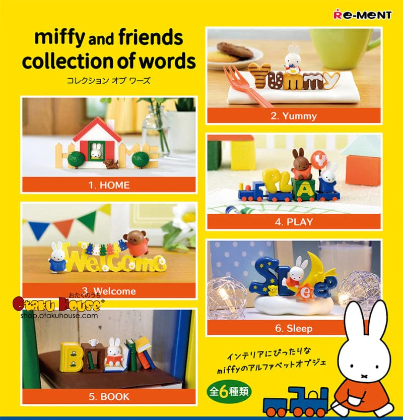 [Blind Box] Miffy and Friends Collection of Words - Re-Ment - Image 2