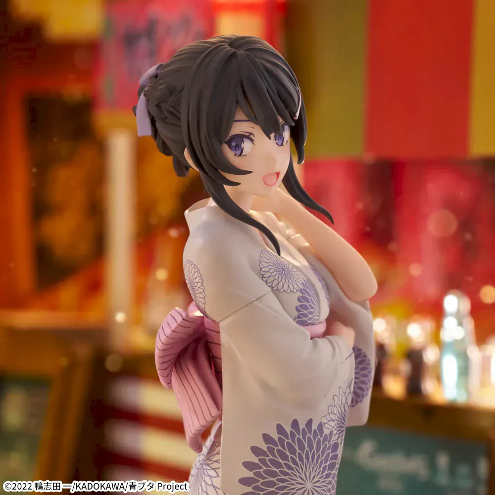 Sega – Rascal Does Not Dream of Bunny Girl Senpai – Sakurajima Mai Yukata Ver. Luminasta Figure - Image 6
