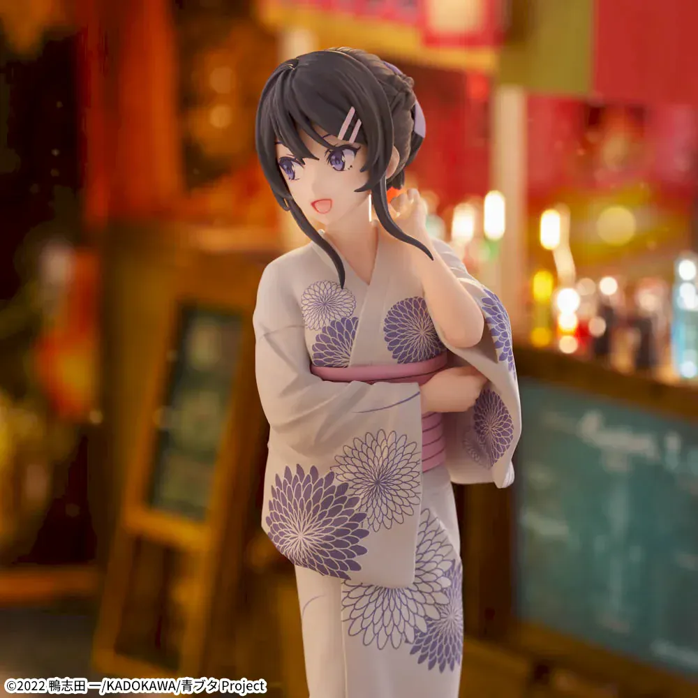 Sega – Rascal Does Not Dream of Bunny Girl Senpai – Sakurajima Mai Yukata Ver. Luminasta Figure - Image 8