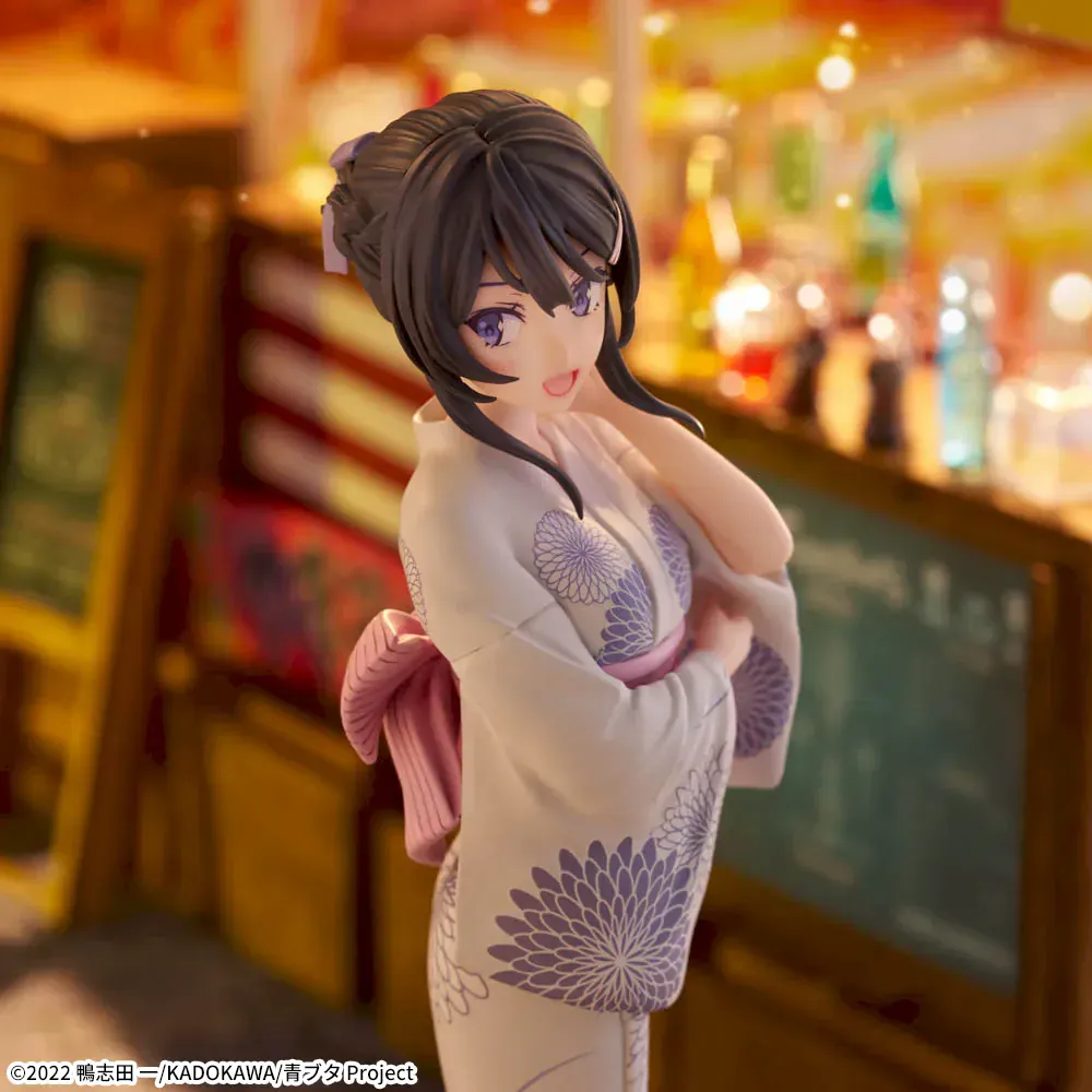 Sega – Rascal Does Not Dream of Bunny Girl Senpai – Sakurajima Mai Yukata Ver. Luminasta Figure - Image 9