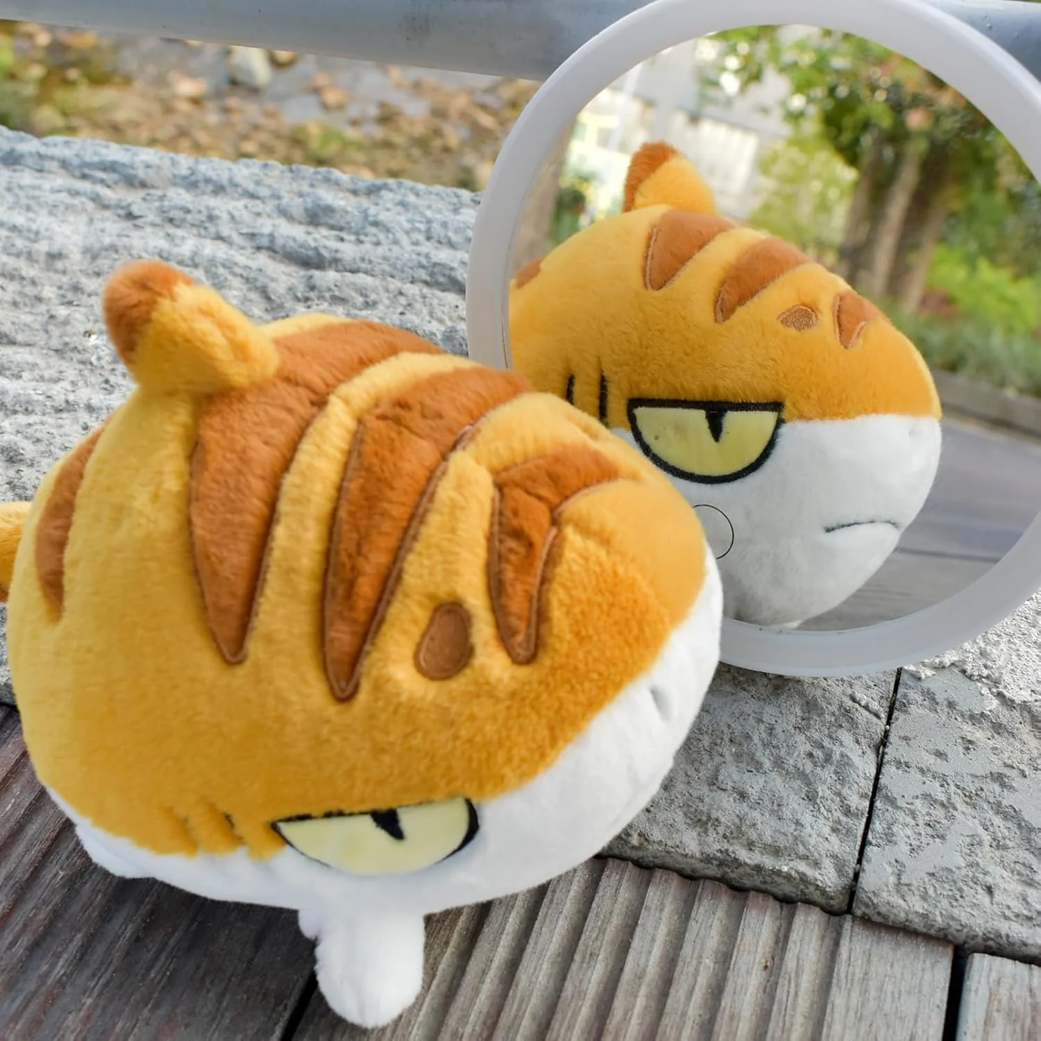 Sharkitty Shark Cat Cub Series Plush - Big Orange 20cm - Image 4