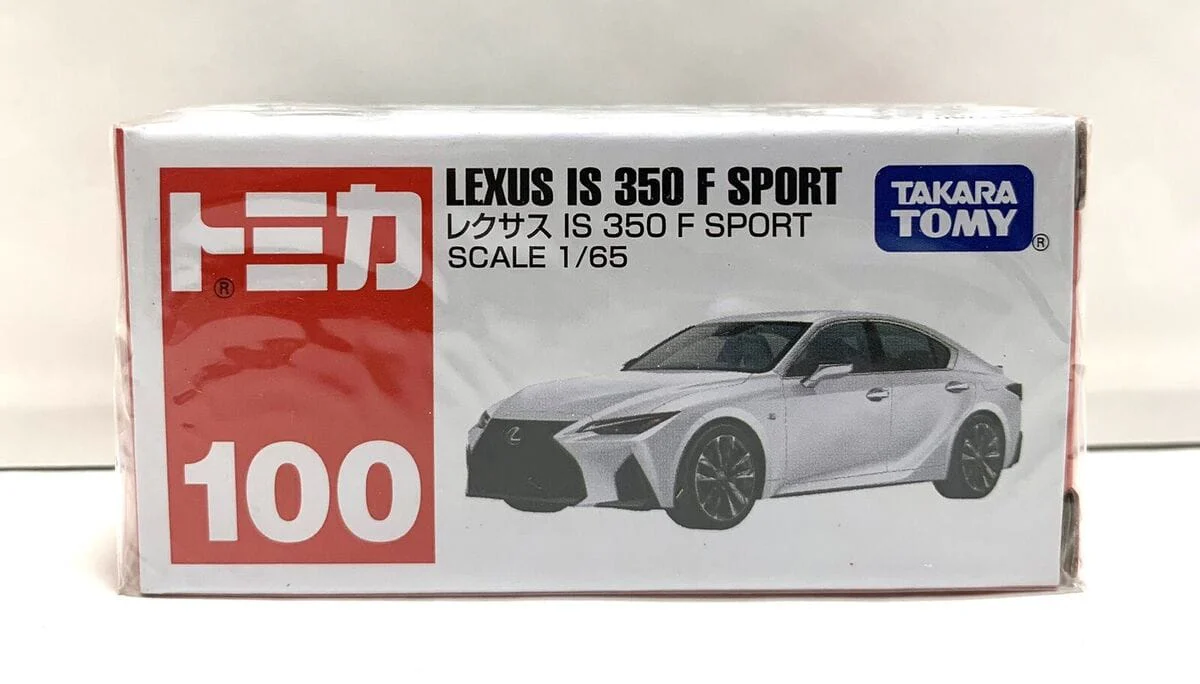 TOMICA No.100 Lexus IS 350 F Sport Box - Image 4