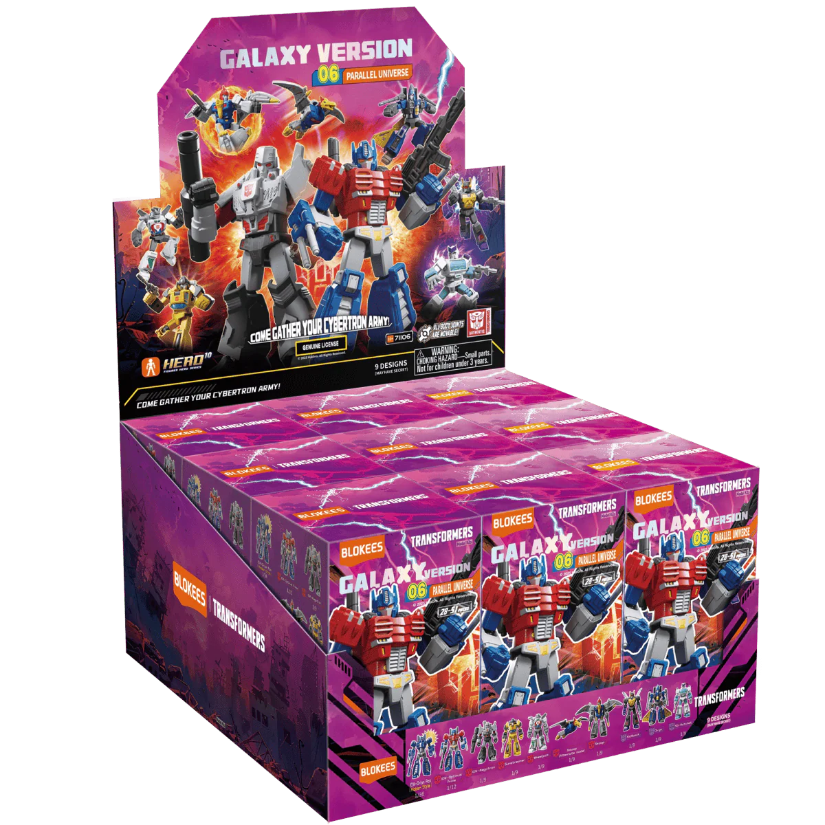 Transformers Blokees 71106 Galaxy Version 06 - Parallel Universe (Box Of 9)