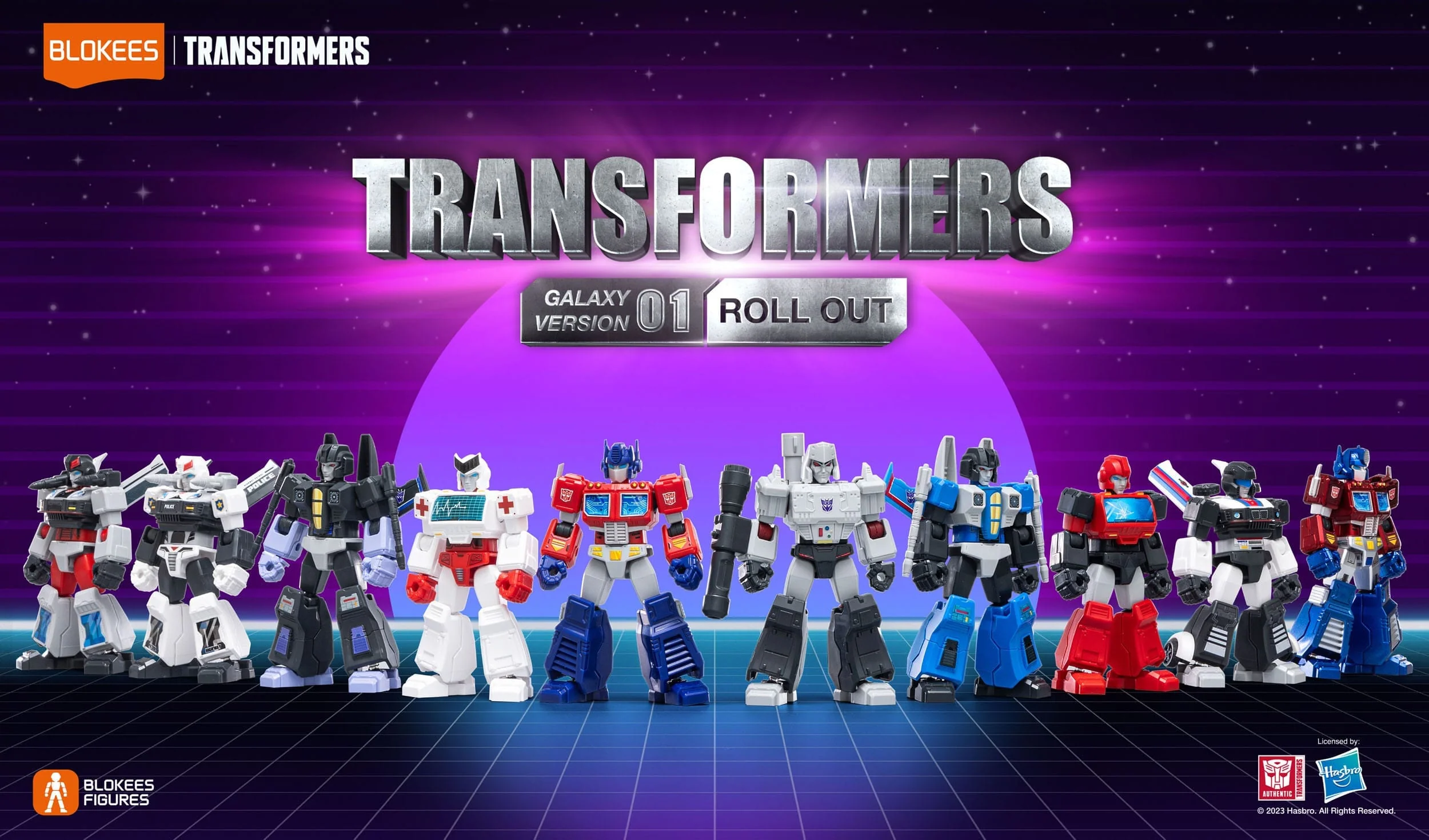Transformers Blokees Galaxy Version 01 Roll Out Figure (Box Of 9) - Image 18