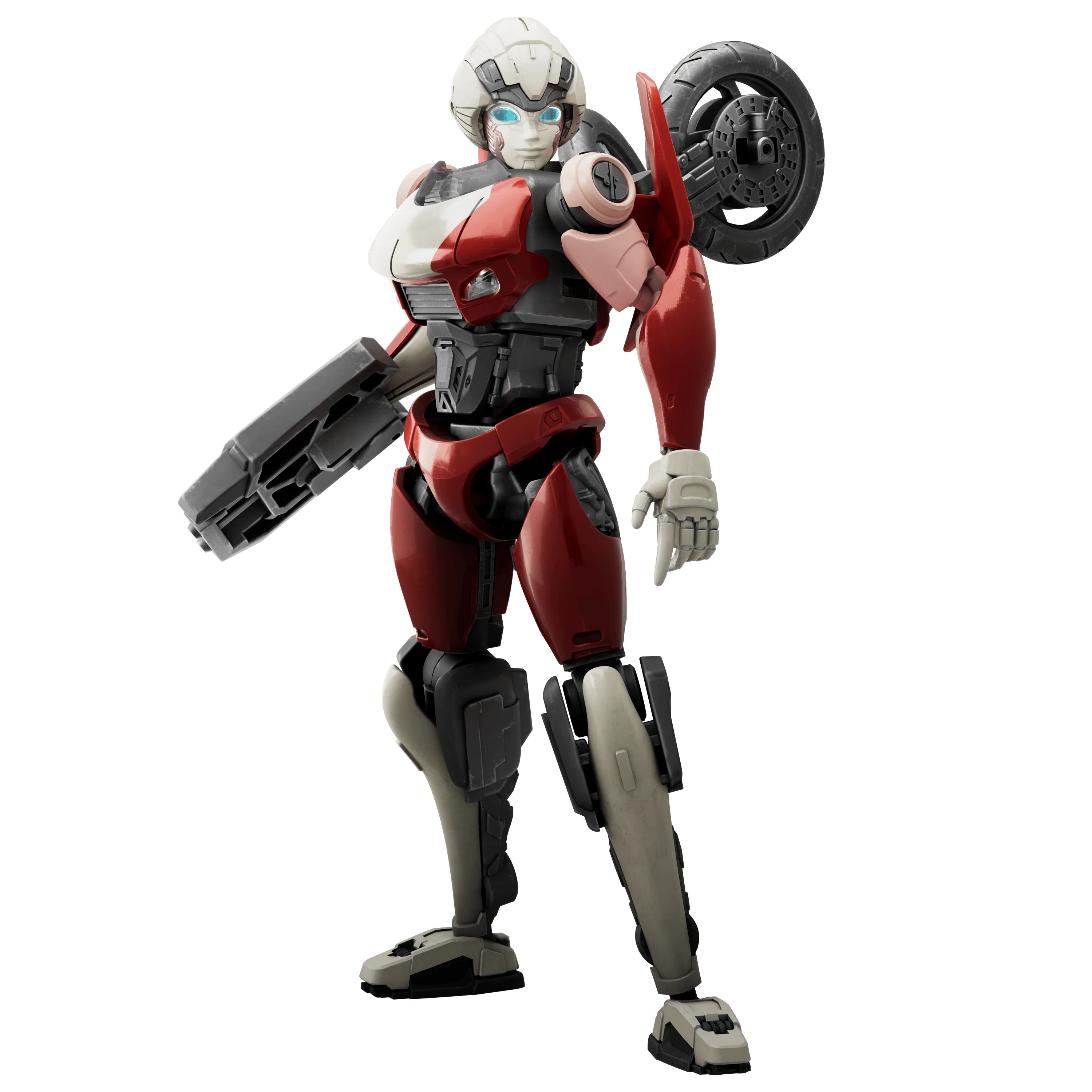 TRANSFORMERS Classic Class(CC) 07 Arcee Blokees Figure - Luminous Eyes - Image 2