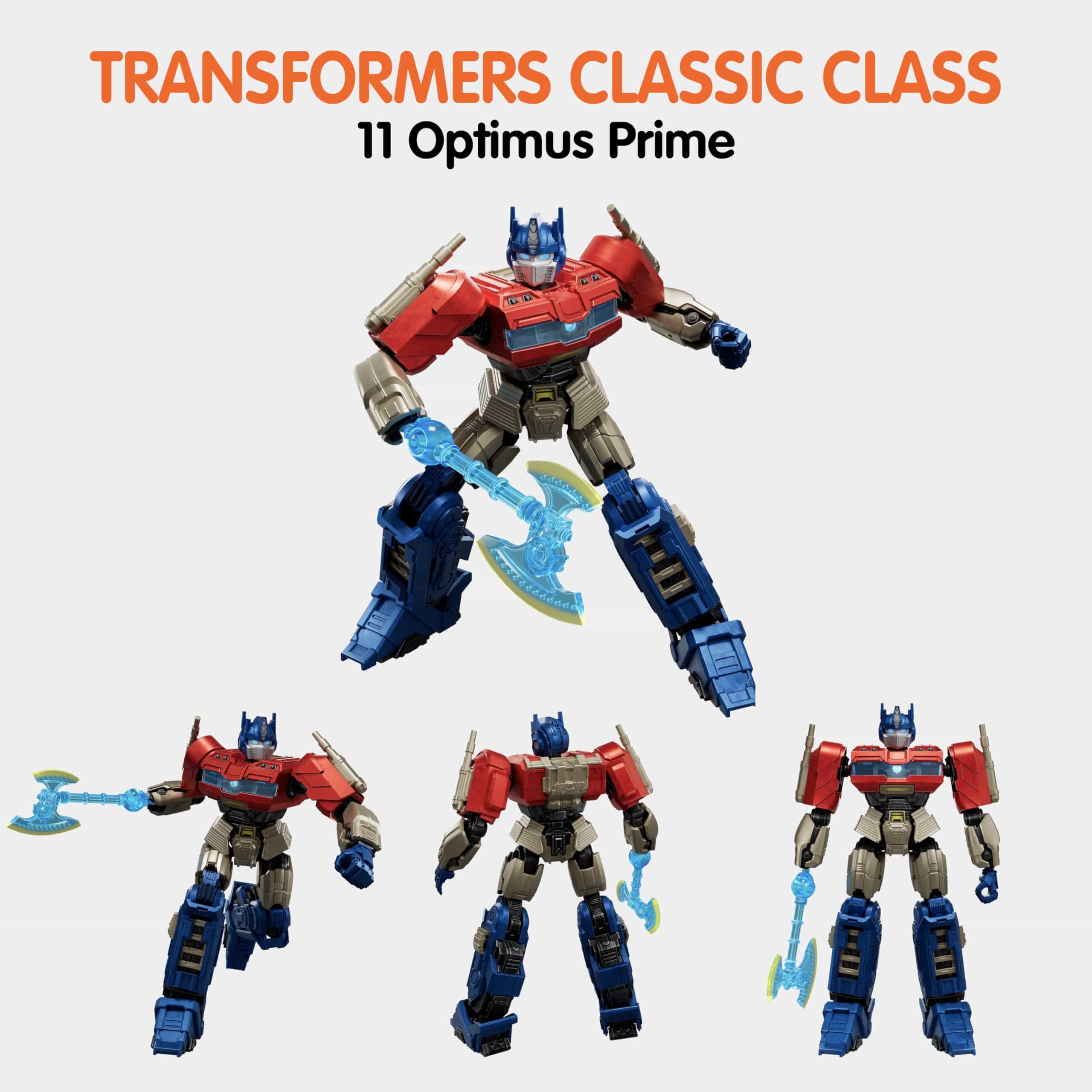Transformers Optimus Prime Classic Class Model Kit - Luminous Eyes - Image 3