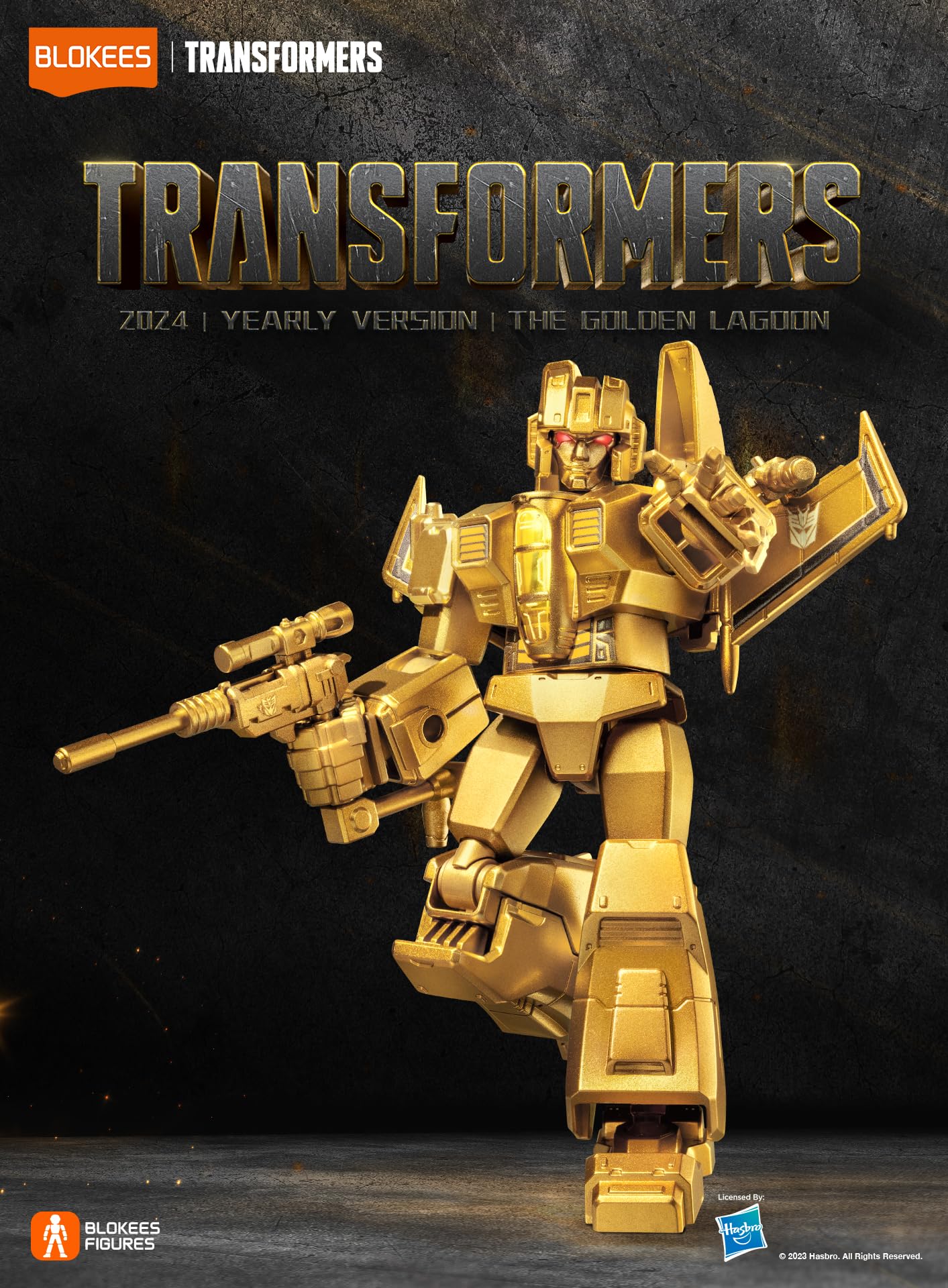 Transformers XV01 The Golden Lagoon 01 Blokees Figure - Luminous Eyes